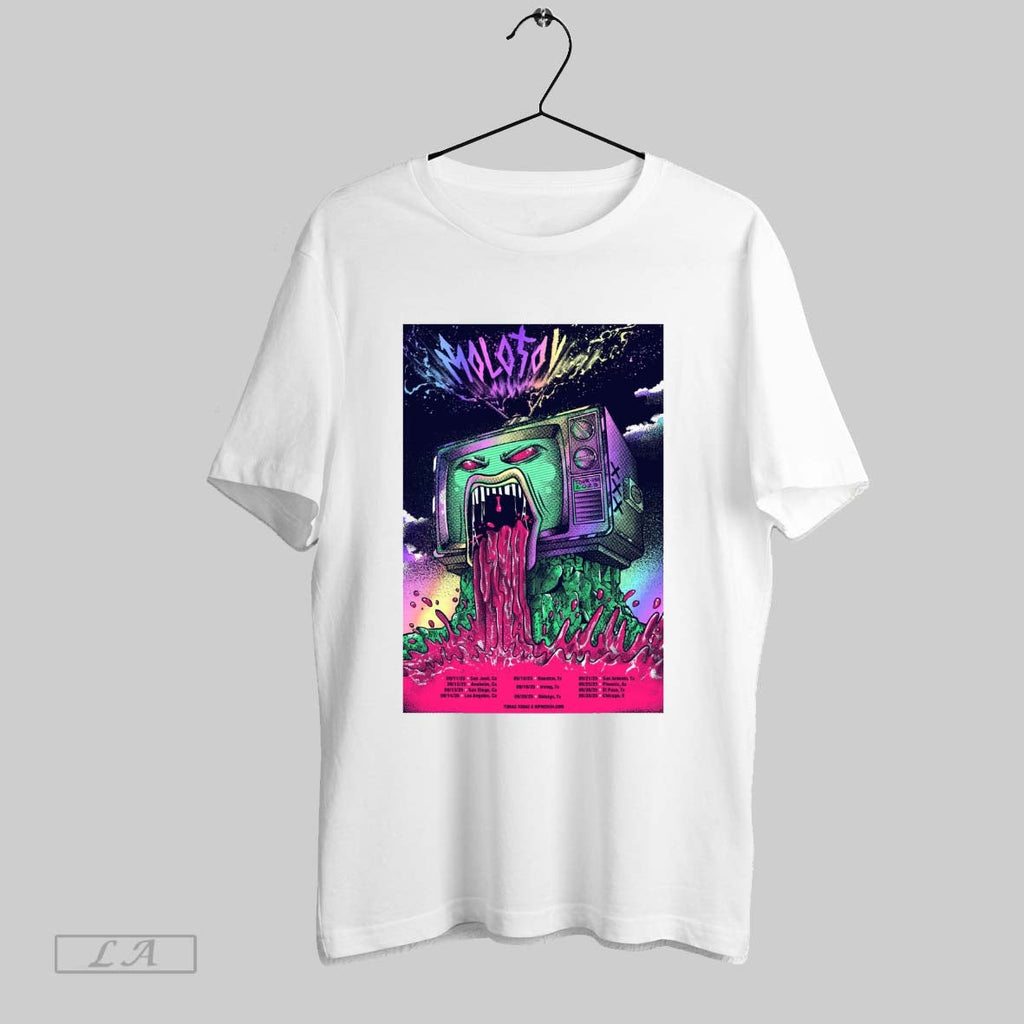Original Poster Molotov Tour 2025 September 11 28 09 11 San Jose Ca 09 12 Unisex T-shirt, Sweatshirt, Hoodie, Long Sleeve Tee - T-Shirt, Sweatshirt, Hoodie