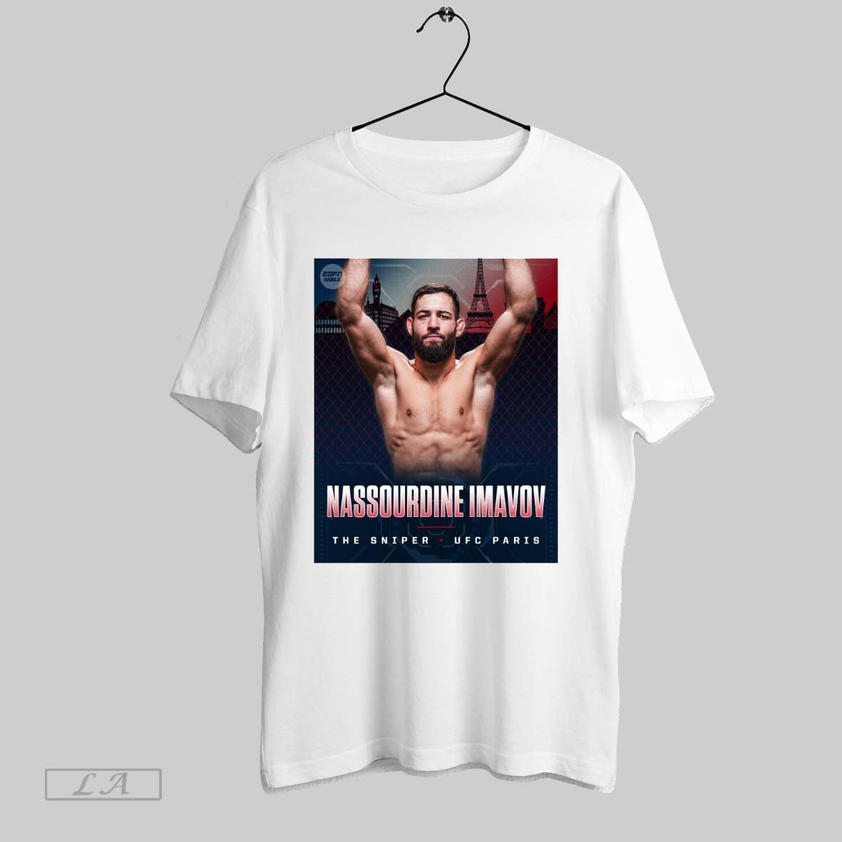 Original Poster Nassourdine Imavov Defeats Caio Borralho The Sniper Ufc Paris 2025 T Shirt - T-Shirt, Sweatshirt, Hoodie