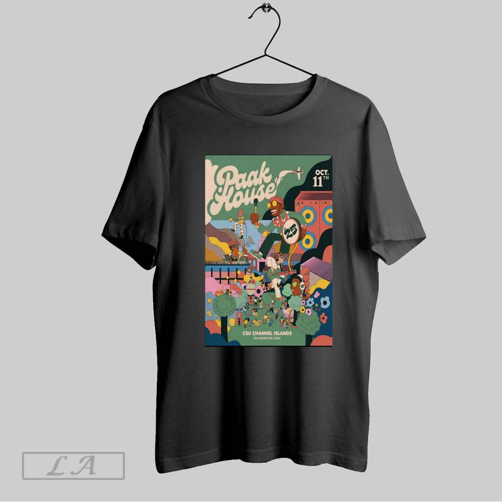 Original Poster Paak House October 11 2025 Csu Channel Islands Ventura County Ca Unisex T-shirt, Sweatshirt, Hoodie, Long Sleeve Tee - T-Shirt, Sweatshirt, Hoodie