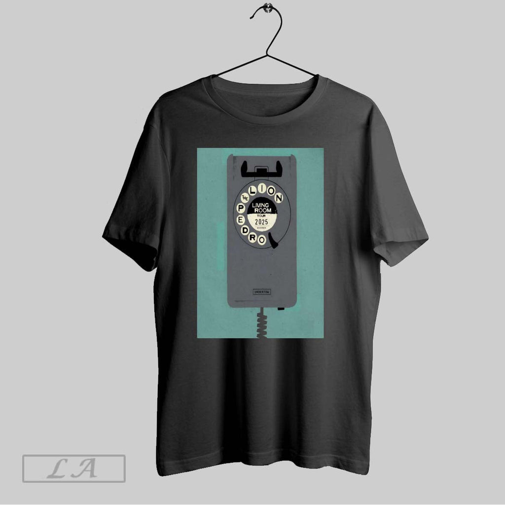 Original Poster Pedro The Lion Living Room November 2025 Tour Unisex T-shirt, Sweatshirt, Hoodie, Long Sleeve Tee - T-Shirt, Sweatshirt, Hoodie