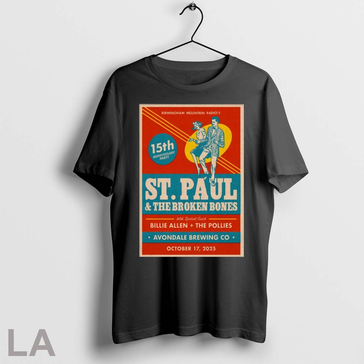 Original Poster St Paul And The Broken Bones Avondale Brewing Company In Birmingham Al October - T-Shirt, Sweatshirt, Hoodie