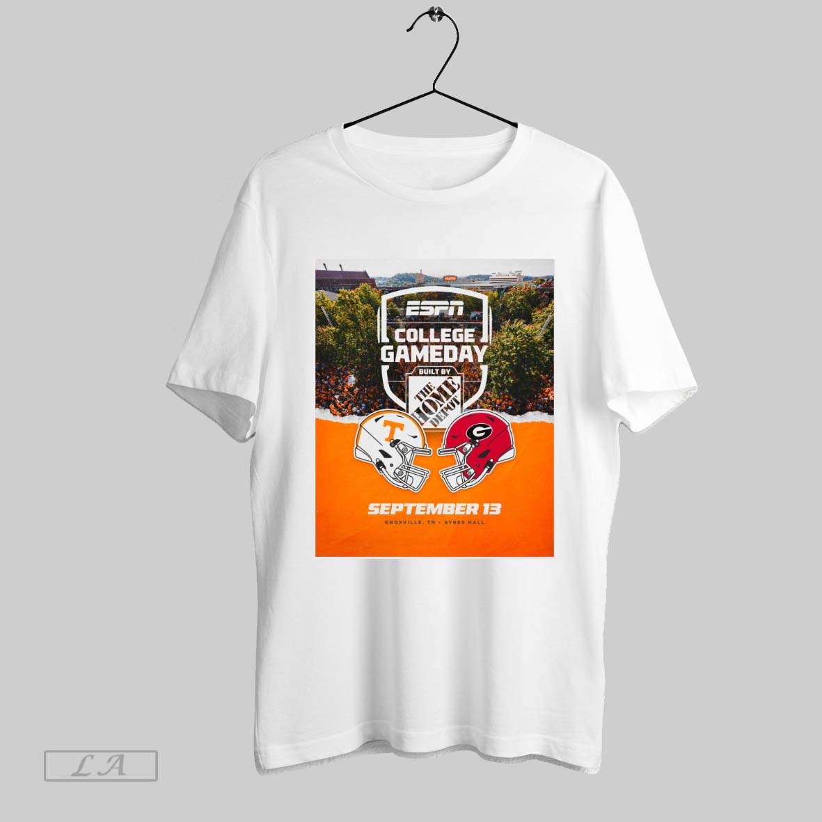 Original Poster Tennessee Vols Vs Georgia Bulldogs Espns College Gameday September 13 2025 Knoxville Tennessee - T-Shirt, Sweatshirt, Hoodie