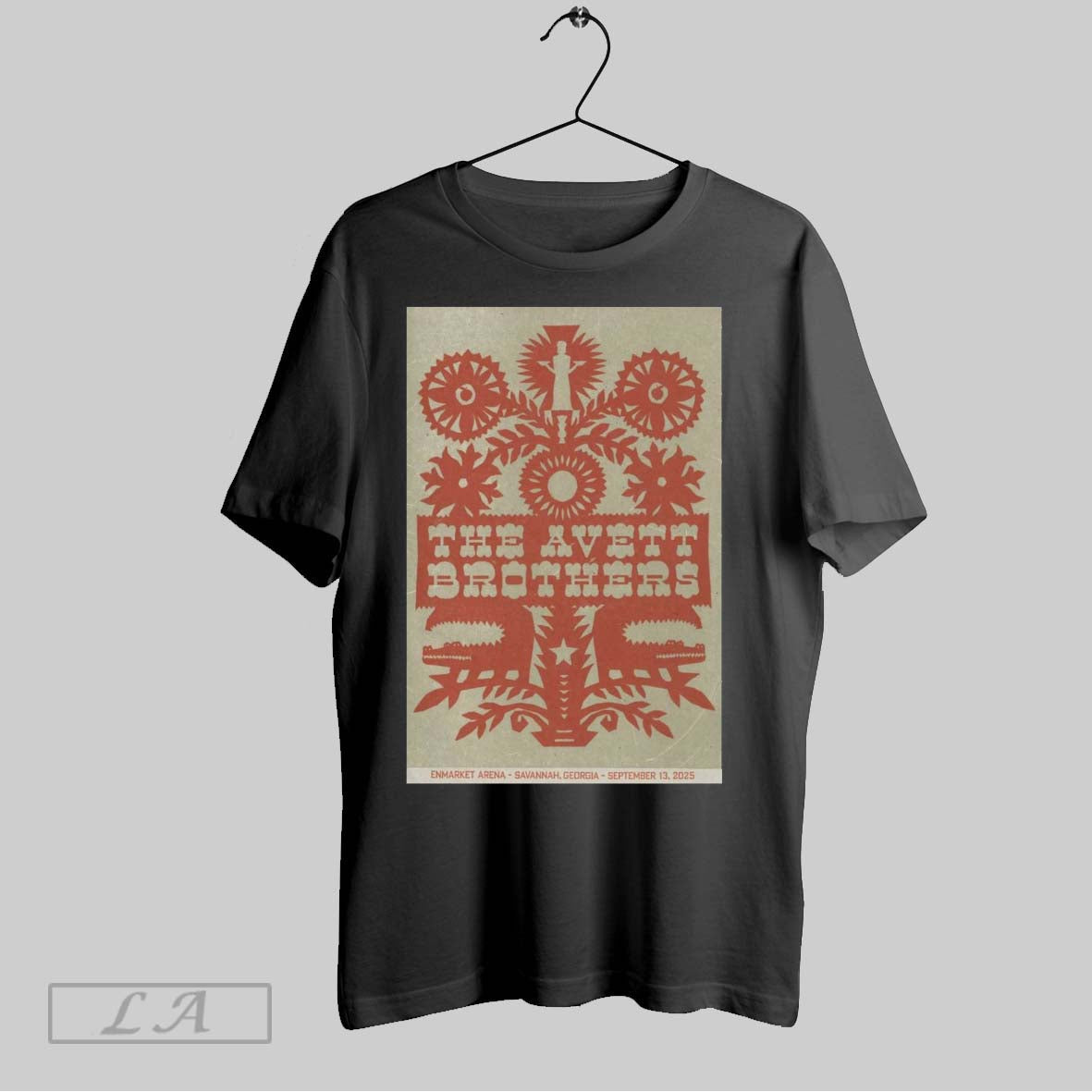 Original Poster The Avett Brothers September 13 2025 Enmarket Arena In Savannah Ga Unisex T-shirt, Sweatshirt, Hoodie, Long Sleeve Tee - T-Shirt, Sweatshirt, Hoodie