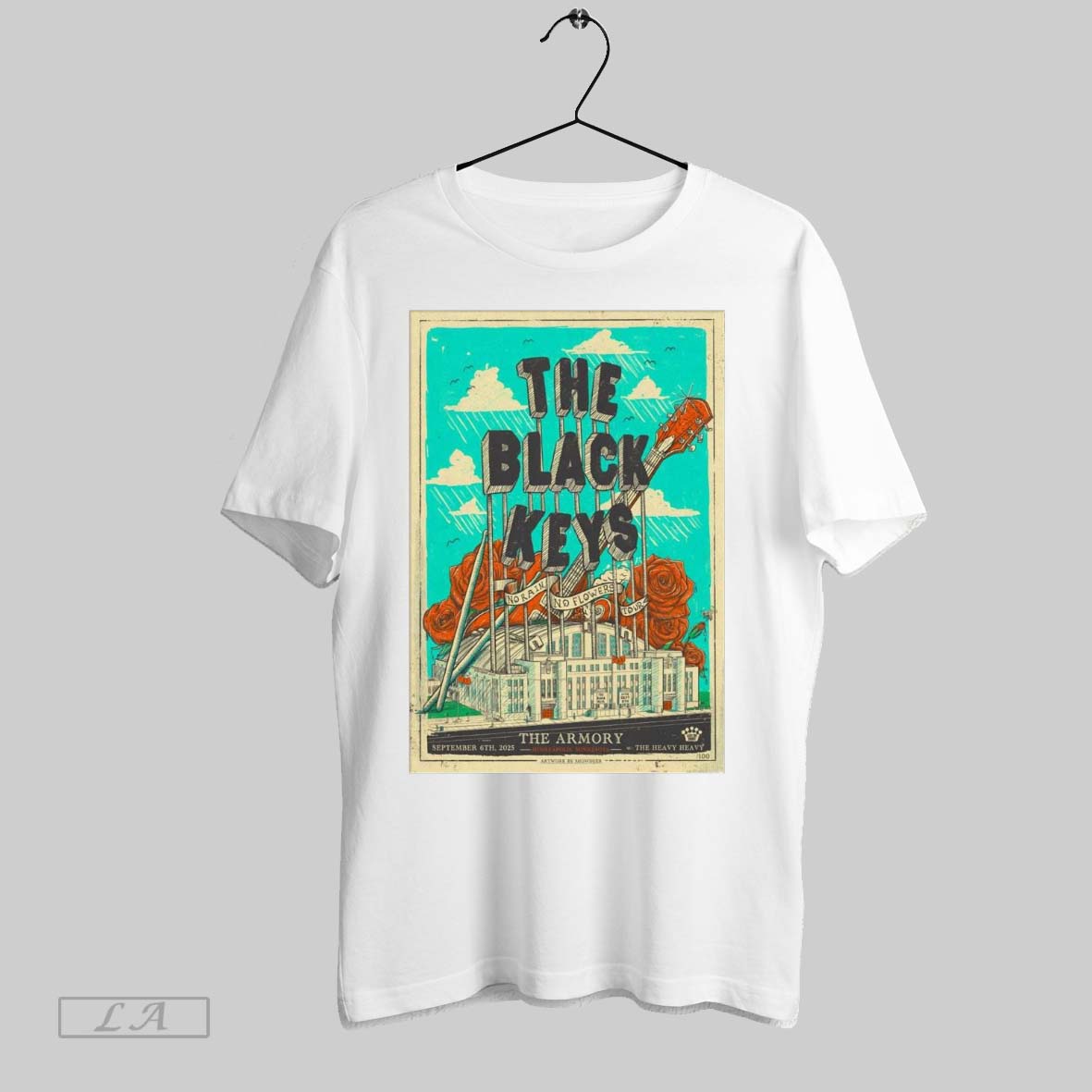 Original Poster The Black Keys September 6 2025 The Armory In Minneapolis Mn Unisex T-shirt, Sweatshirt, Hoodie, Long Sleeve Tee - T-Shirt, Sweatshirt, Hoodie