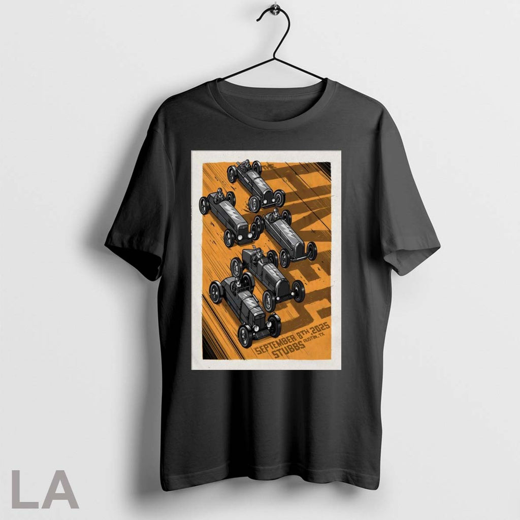 Original Poster The Hives Stubbs Austin Tx September 8 2025 Unisex T-shirt, Sweatshirt, Hoodie, Long Sleeve Tee - T-Shirt, Sweatshirt, Hoodie