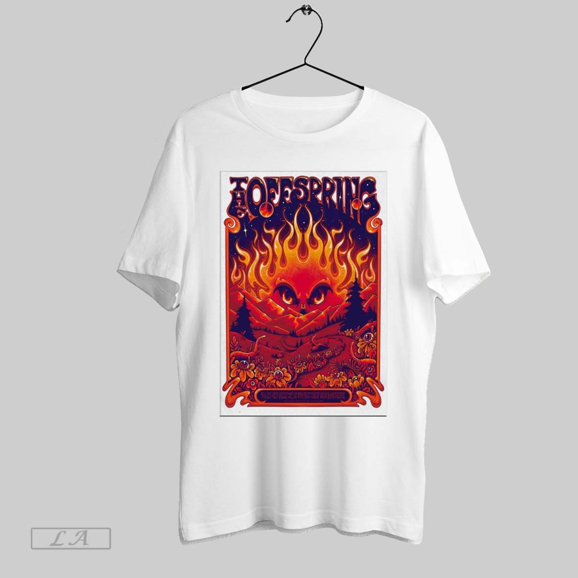 Original Poster The Offspring September 6 2025 Utah First Credit Union Amphitheatre In West Valley - T-Shirt, Sweatshirt, Hoodie