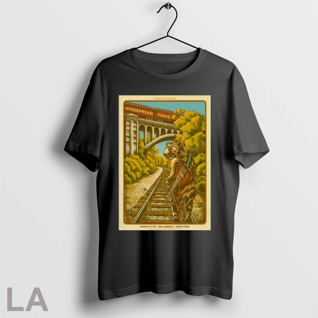 Original Poster Widespread Panic In Richmond Va On September 12 13 2025 Unisex T-shirt, Sweatshirt, Hoodie, Long Sleeve Tee - T-Shirt, Sweatshirt, Hoodie