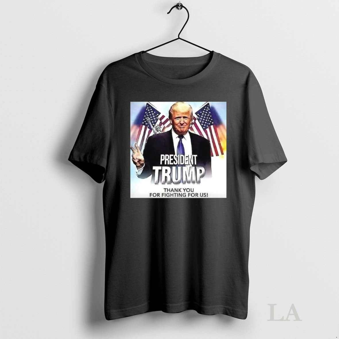 Original President Trump Thank You For Fighting For Us Unisex T-shirt, Sweatshirt, Hoodie, Long Sleeve Tee - T-Shirt, Sweatshirt, Hoodie
