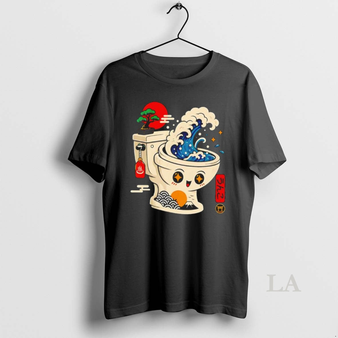 Original Pretty The Great Flush Wave Toilet Spoof Parody Unisex T-shirt, Sweatshirt, Hoodie, Long Sleeve Tee - T-Shirt, Sweatshirt, Hoodie
