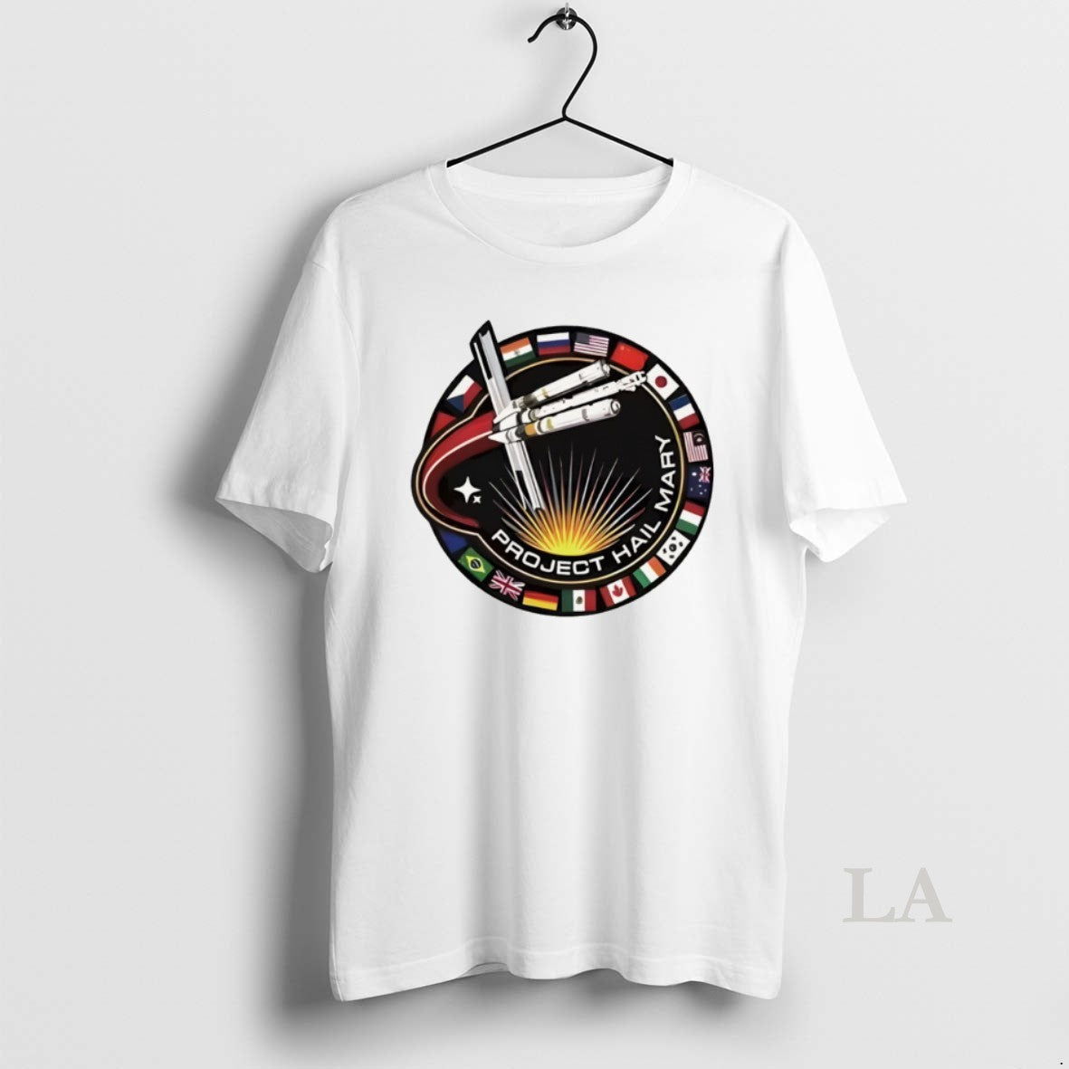 Original Project Hail Mary Ringer Space Mission Patch Unisex T-shirt, Sweatshirt, Hoodie, Long Sleeve Tee - T-Shirt, Sweatshirt, Hoodie