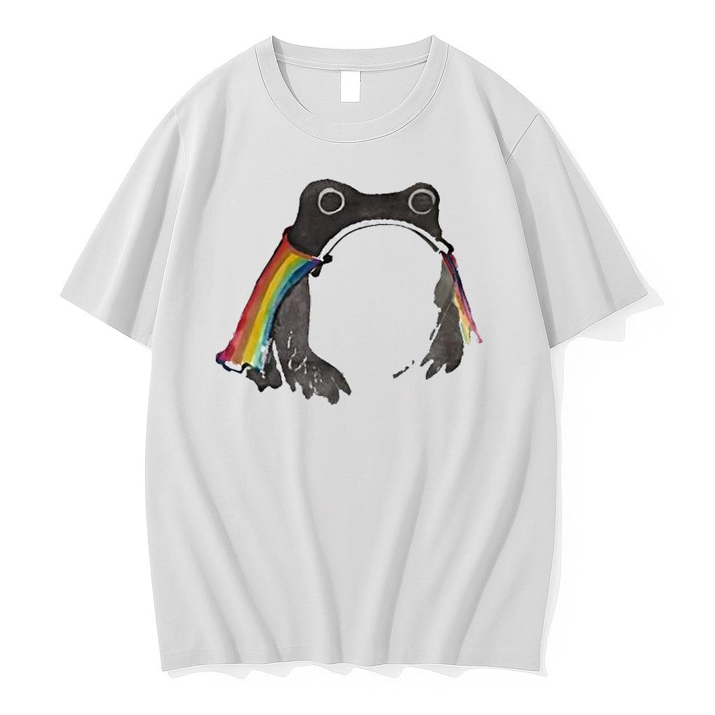 Original Proud Frog Rainbow Flag Subtle Tshirts Jpg Unisex T-shirt, Sweatshirt, Hoodie, Long Sleeve Tee - T-Shirt, Sweatshirt, Hoodie