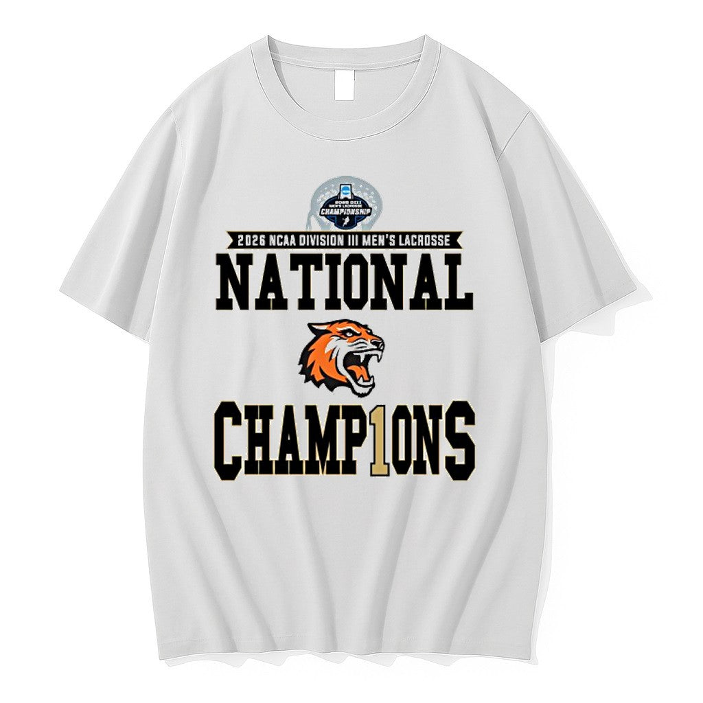 Original Rit Tigers 2026 Ncaa Division Iii Mens Lacrosse National Champions Tshirts Unisex T-shirt, Sweatshirt, Hoodie, Long Sleeve Tee - T-Shirt, Sweatshirt, Hoodie