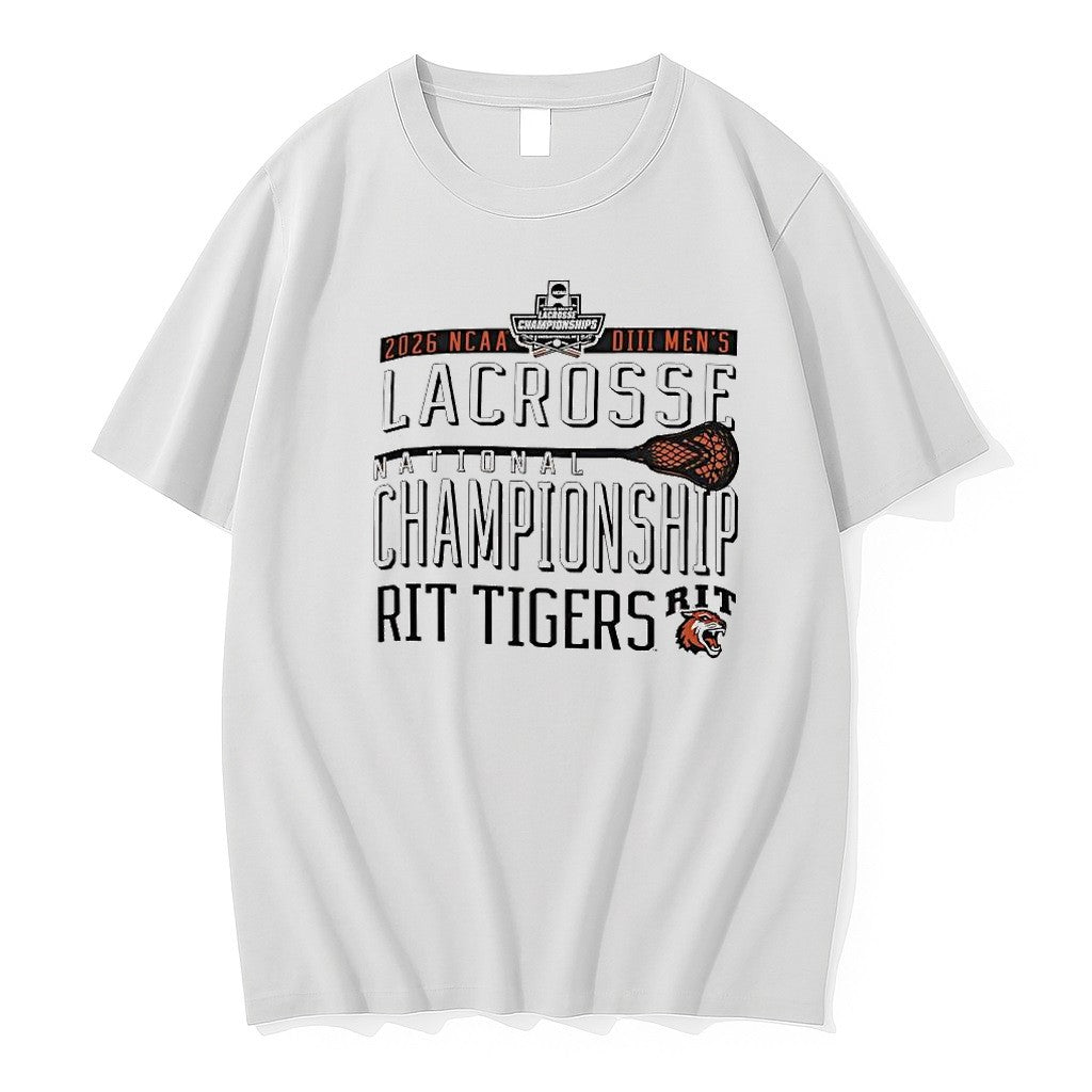 Original Rit Tigers Ncaa Diii Mens Lacrosse National Championship 2026 Tshirts Unisex T-shirt, Sweatshirt, Hoodie, Long Sleeve Tee - T-Shirt, Sweatshirt, Hoodie