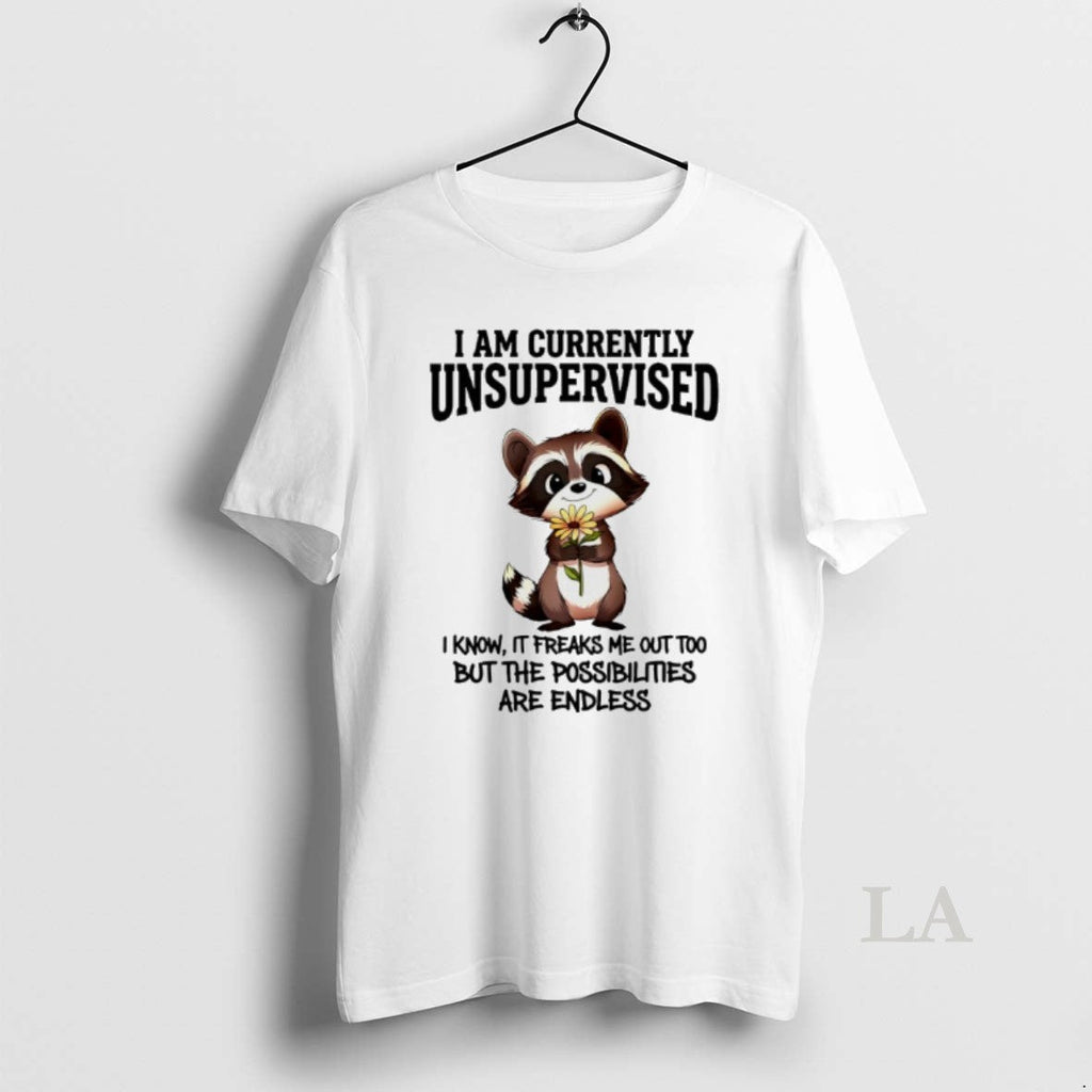 Original Raccoon It Freaks Me Out Too But The Possibilities Are Endless Unisex T-shirt, Sweatshirt, Hoodie, Long Sleeve Tee - T-Shirt, Sweatshirt, Hoodie