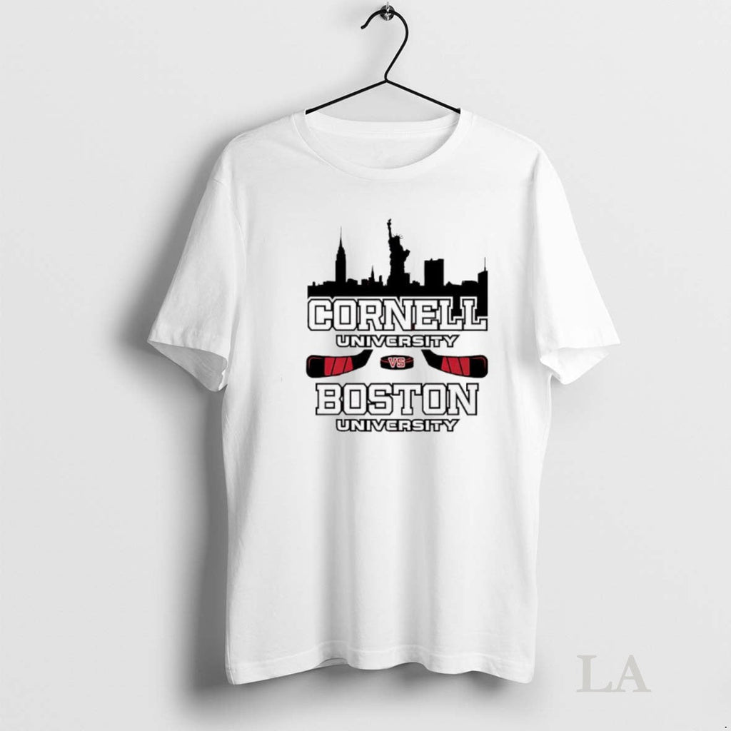 Original Red Hot Hockey Cornell University And Boston University Unisex T-shirt, Sweatshirt, Hoodie, Long Sleeve Tee - T-Shirt, Sweatshirt, Hoodie