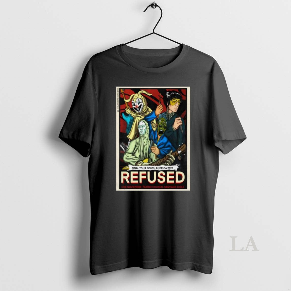 Original Refused November 3 2025 Teatro Coliseo In Santiago Chile Long Sleve Unisex T-shirt, Sweatshirt, Hoodie, Long Sleeve Tee - T-Shirt, Sweatshirt, Hoodie