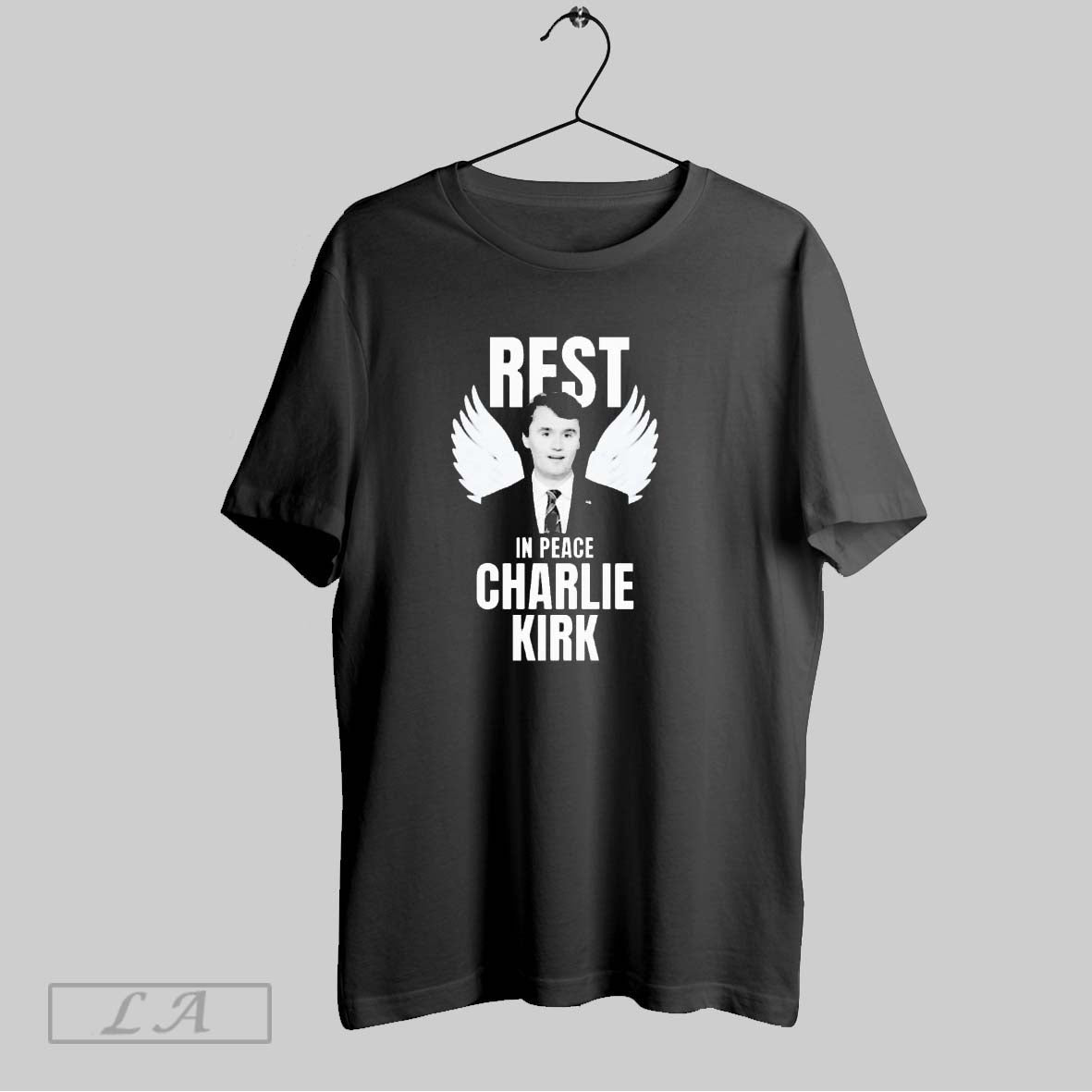 Original Rest In Peace Charlie Kirk 1993 2025 Painting Unisex T-shirt, Sweatshirt, Hoodie, Long Sleeve Tee - T-Shirt, Sweatshirt, Hoodie