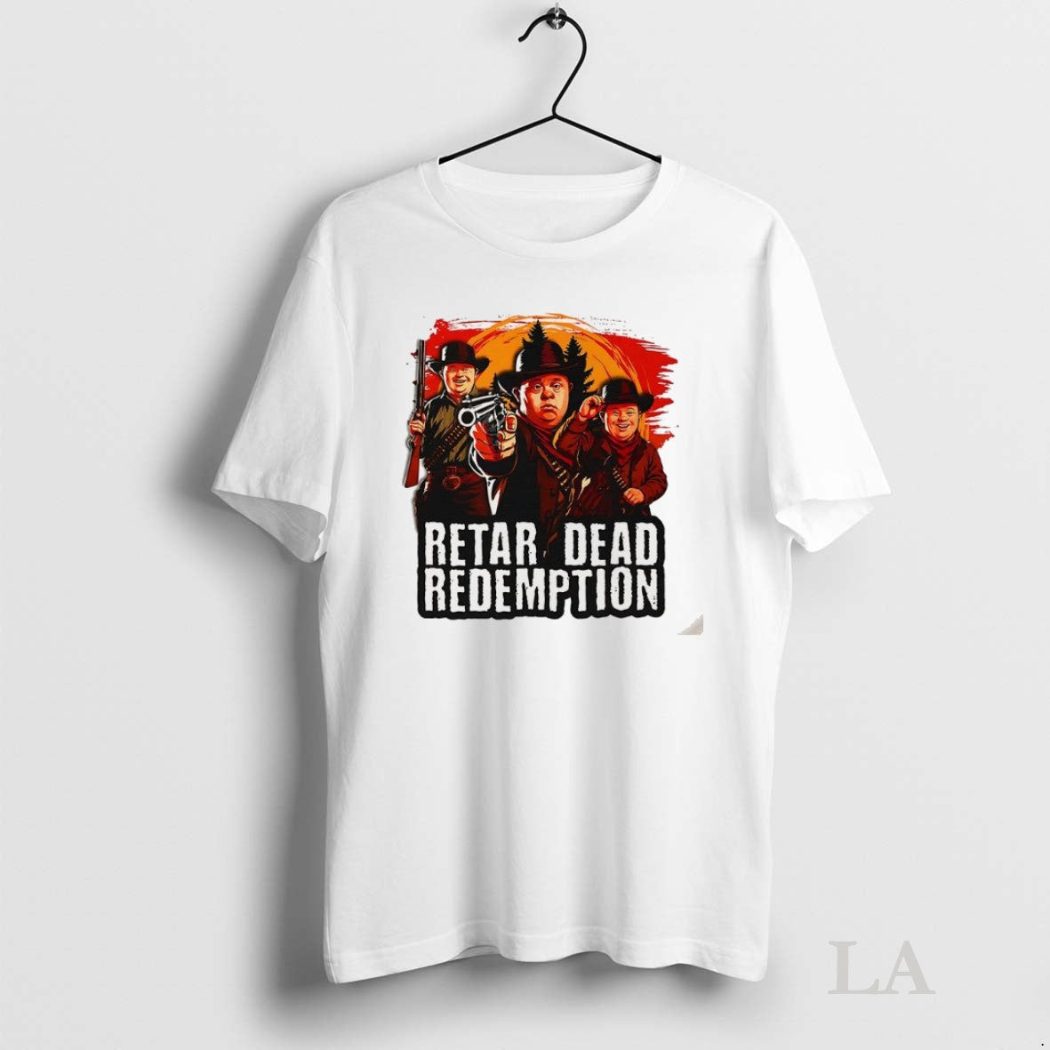 Original Retar Dead Redemption Cowboy Parody Unisex T-shirt, Sweatshirt, Hoodie, Long Sleeve Tee - T-Shirt, Sweatshirt, Hoodie