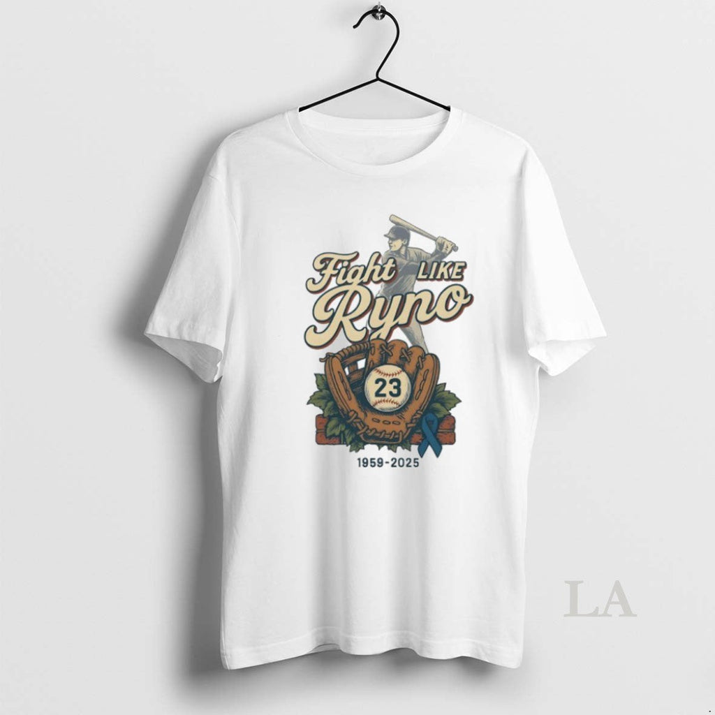 Original Ryne Sandberg Chicago Cubs Fight Like Ryno 1059 2025 Unisex T-shirt, Sweatshirt, Hoodie, Long Sleeve Tee - T-Shirt, Sweatshirt, Hoodie