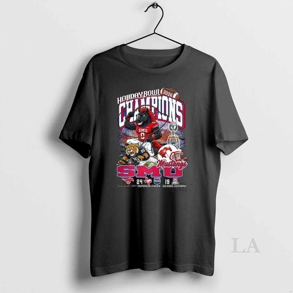 Original Smu Mustangs Beat Arizona Wildcats Bowl 2026 Bowl Champions Mascot T-Shirts, Hoodie, Sweatshirt - T-Shirt, Sweatshirt, Hoodie
