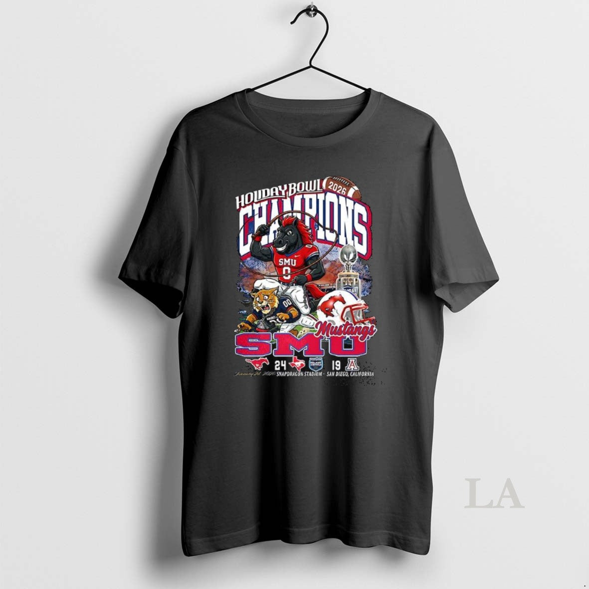 Original Smu Mustangs Beat Arizona Wildcats Bowl 2026 Bowl Champions Mascot T-Shirts, Hoodie, Sweatshirt - T-Shirt, Sweatshirt, Hoodie