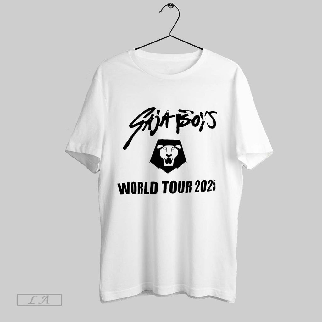 Original Saja Boys World Tour 2025 Unisex T-shirt, Sweatshirt, Hoodie, Long Sleeve Tee - T-Shirt, Sweatshirt, Hoodie