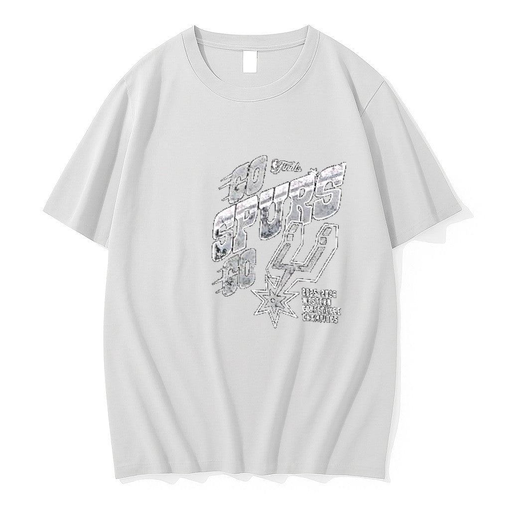 Original San Antonio Spurs Go Spurs Go 2026 Western Conference Champions Tshirts Unisex T-shirt, Sweatshirt, Hoodie, Long Sleeve Tee - T-Shirt, Sweatshirt, Hoodie