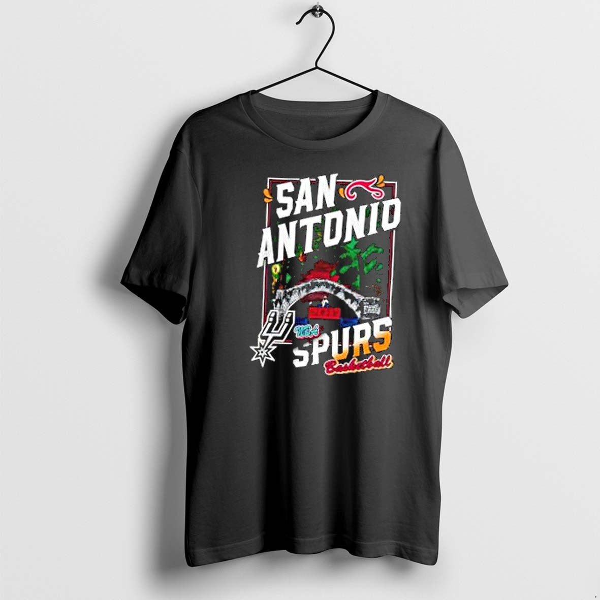 Original San Antonio Spurs Playoffs Riverwalk Postcard 2026 Tshirts Jpg Unisex T-shirt, Sweatshirt, Hoodie, Long Sleeve Tee - T-Shirt, Sweatshirt, Hoodie