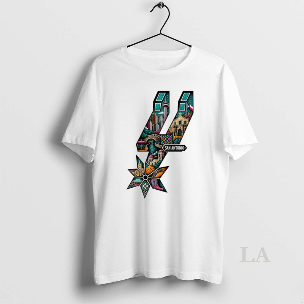 Original San Antonio Spurs Tower Of The Americas Basketball Nba Logo Unisex T-shirt, Sweatshirt, Hoodie, Long Sleeve Tee - T-Shirt, Sweatshirt, Hoodie