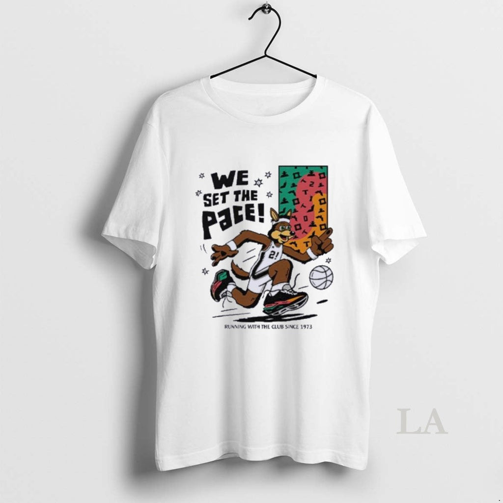 Original San Antonio Spurs We Set The Pace Unisex T-shirt, Sweatshirt, Hoodie, Long Sleeve Tee - T-Shirt, Sweatshirt, Hoodie