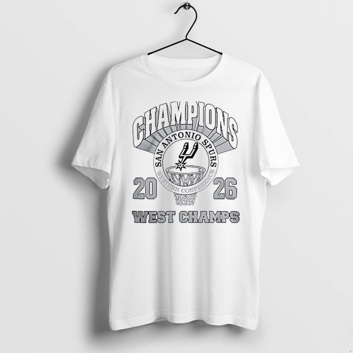Original San Antonio Spurs West Champs 2026 Tshirts Jpg Unisex T-shirt, Sweatshirt, Hoodie, Long Sleeve Tee - T-Shirt, Sweatshirt, Hoodie