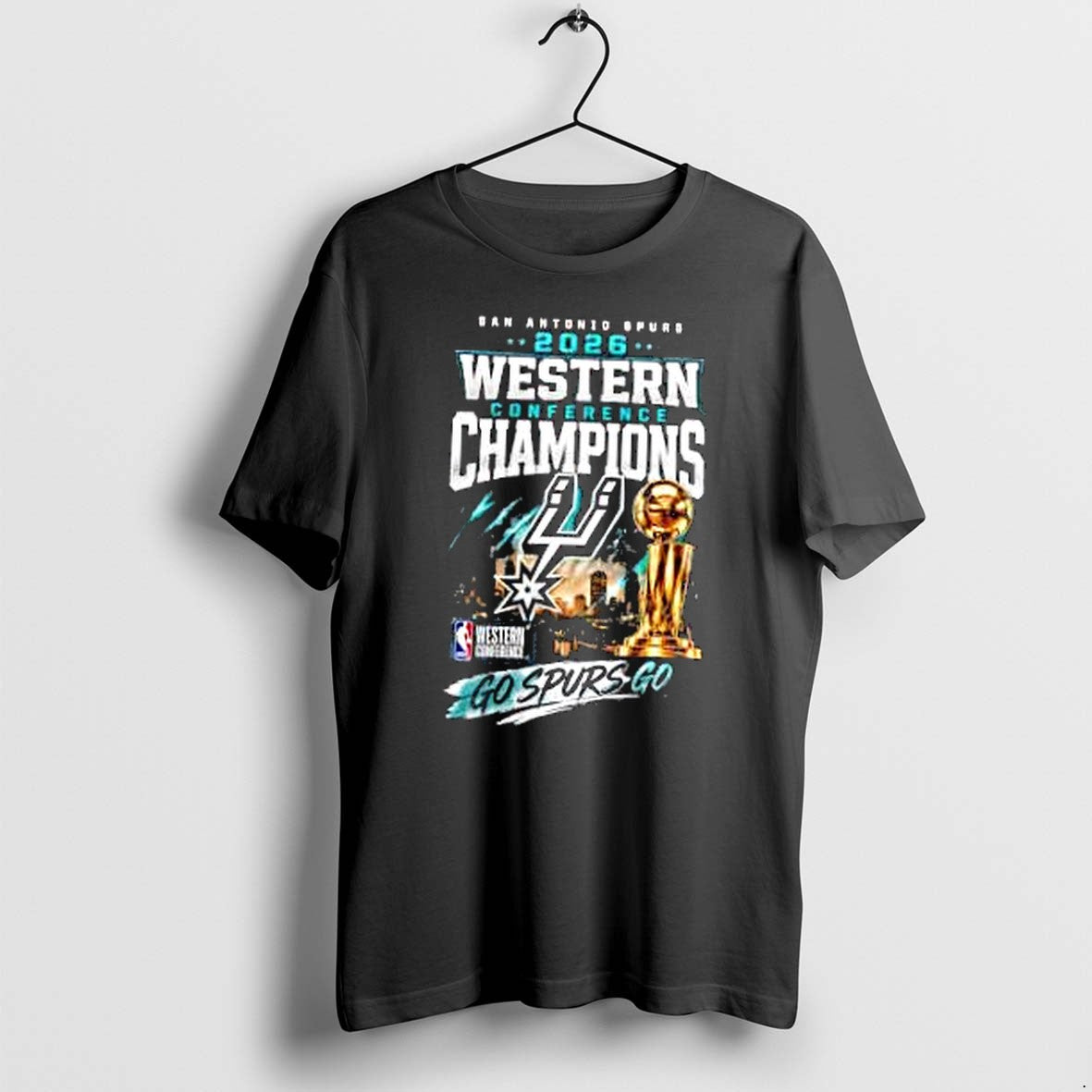 Original San Antonio Spurs Western Conference Champions 2026 Tshirts Jpg Unisex T-shirt, Sweatshirt, Hoodie, Long Sleeve Tee - T-Shirt, Sweatshirt, Hoodie