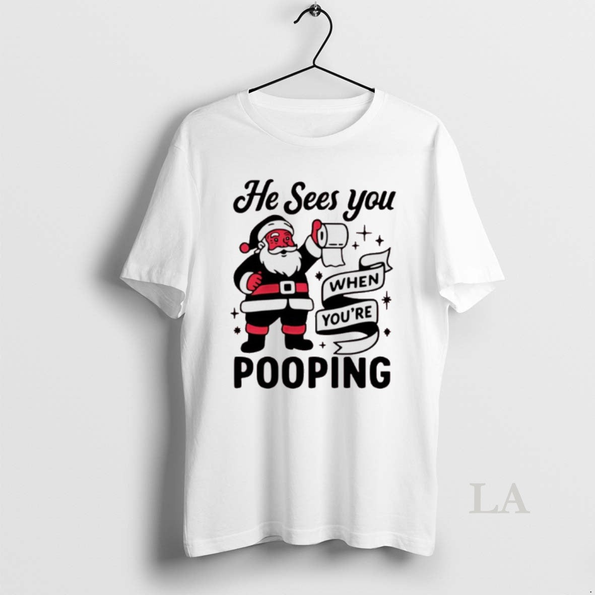 Original Santa Claus He Sees You When Youre Pooping T-Shirts, Hoodie, Sweatshirt - T-Shirt, Sweatshirt, Hoodie