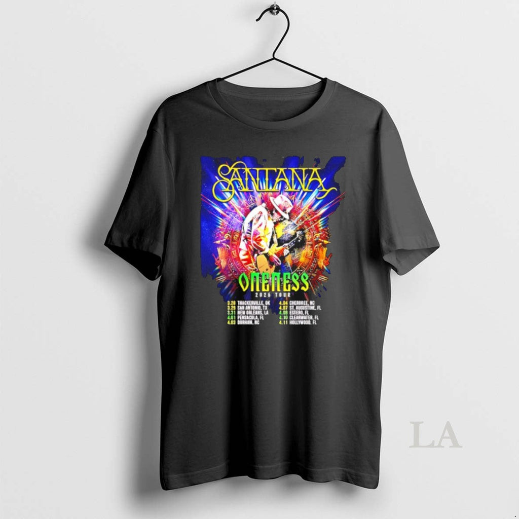 Original Santana Oneness Usa Tour 2026 T-Shirts, Hoodie, Sweatshirt - T-Shirt, Sweatshirt, Hoodie