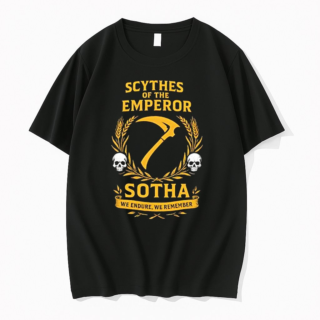 Original Scythes Of The Emperor Sotha We Endure We Remember Tshirts Jpg Unisex T-shirt, Sweatshirt, Hoodie, Long Sleeve Tee - T-Shirt, Sweatshirt, Hoodie