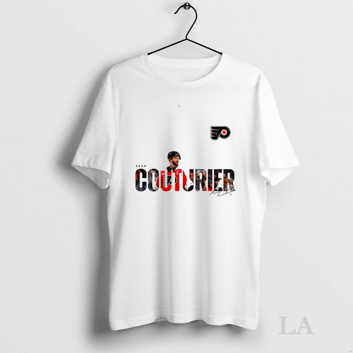 Original Sean Couturier Philadelphia Flyers Nhl Logo Signature Unisex T-shirt, Sweatshirt, Hoodie, Long Sleeve Tee - T-Shirt, Sweatshirt, Hoodie
