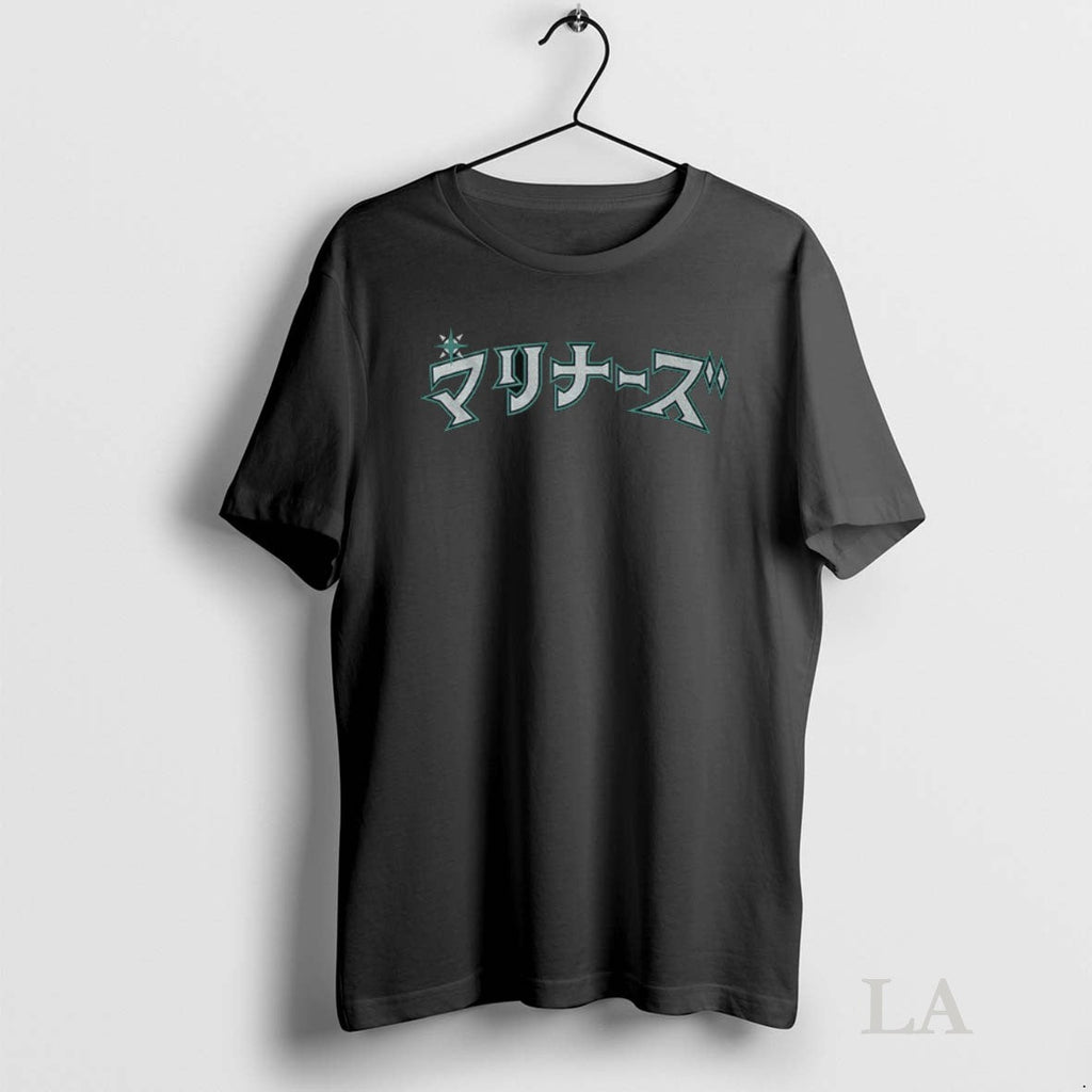 Original Seattle Mariners Japanese Baseball Mlb 2025 Logo Unisex T-shirt, Sweatshirt, Hoodie, Long Sleeve Tee - T-Shirt, Sweatshirt, Hoodie