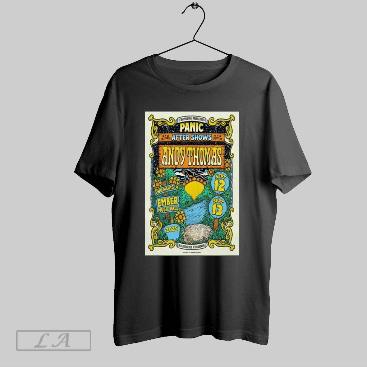 Original Sept 12 13 2025 Andy Thomas Poster Richmond Va Unisex T-shirt, Sweatshirt, Hoodie, Long Sleeve Tee - T-Shirt, Sweatshirt, Hoodie