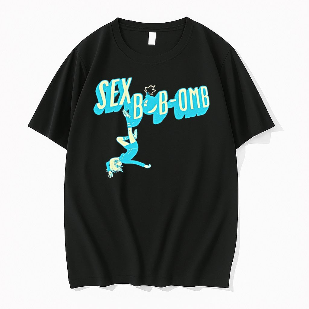 Original Sex Bob Omb Ramona Flowers Scott Pilgrim Comic Grunge Tshirts Jpg Unisex T-shirt, Sweatshirt, Hoodie, Long Sleeve Tee - T-Shirt, Sweatshirt, Hoodie