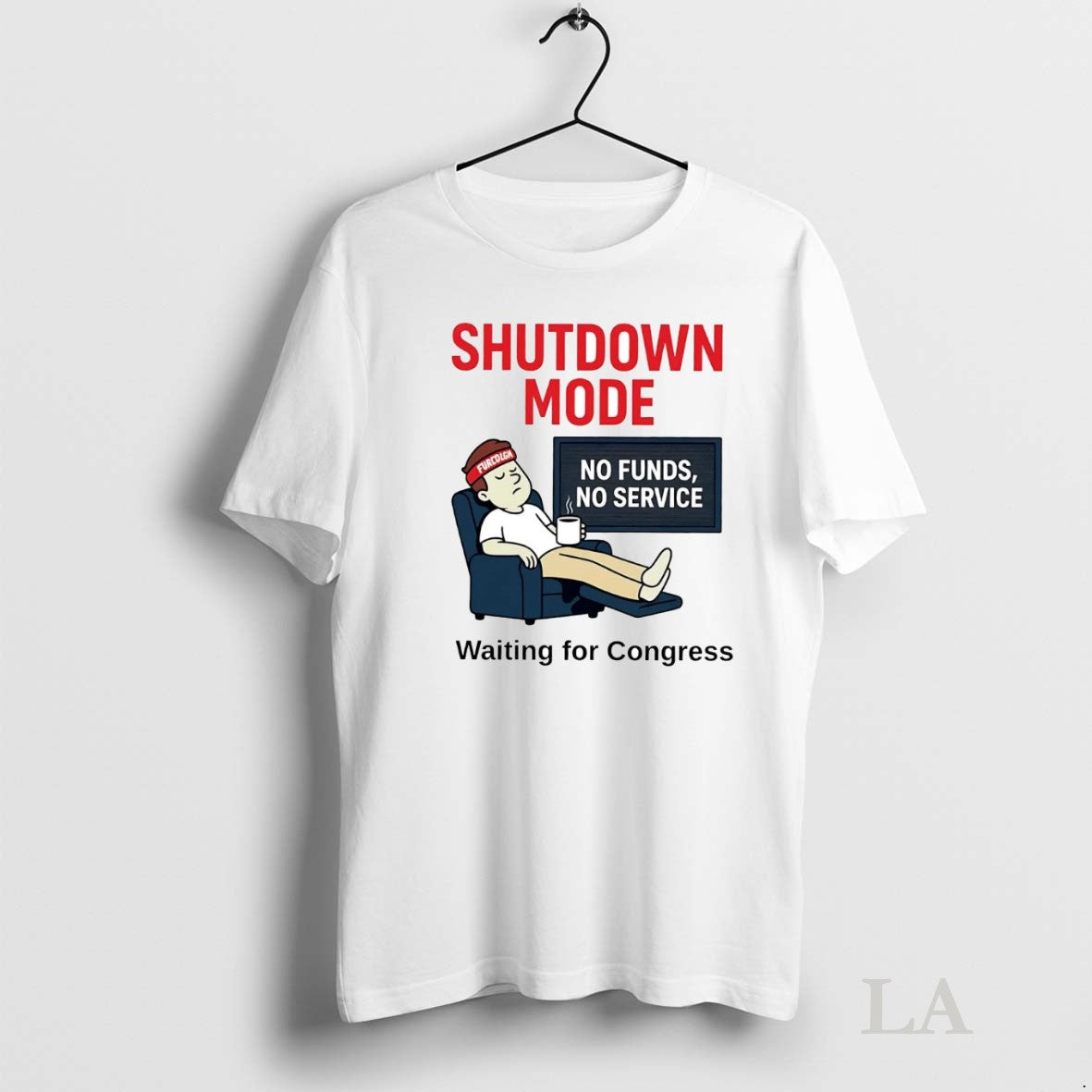 Original Shutdown Mode Waiting For Congress Unisex T-shirt, Sweatshirt, Hoodie, Long Sleeve Tee - T-Shirt, Sweatshirt, Hoodie