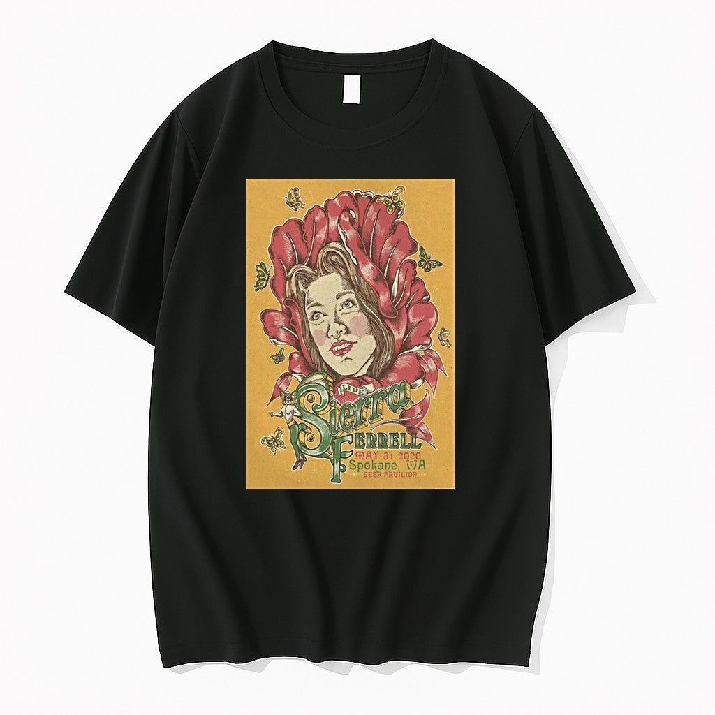 Original Sierra Ferrell Spokane Wa May 31 2026 1 Tshirts Jpg Unisex T-shirt, Sweatshirt, Hoodie, Long Sleeve Tee - T-Shirt, Sweatshirt, Hoodie