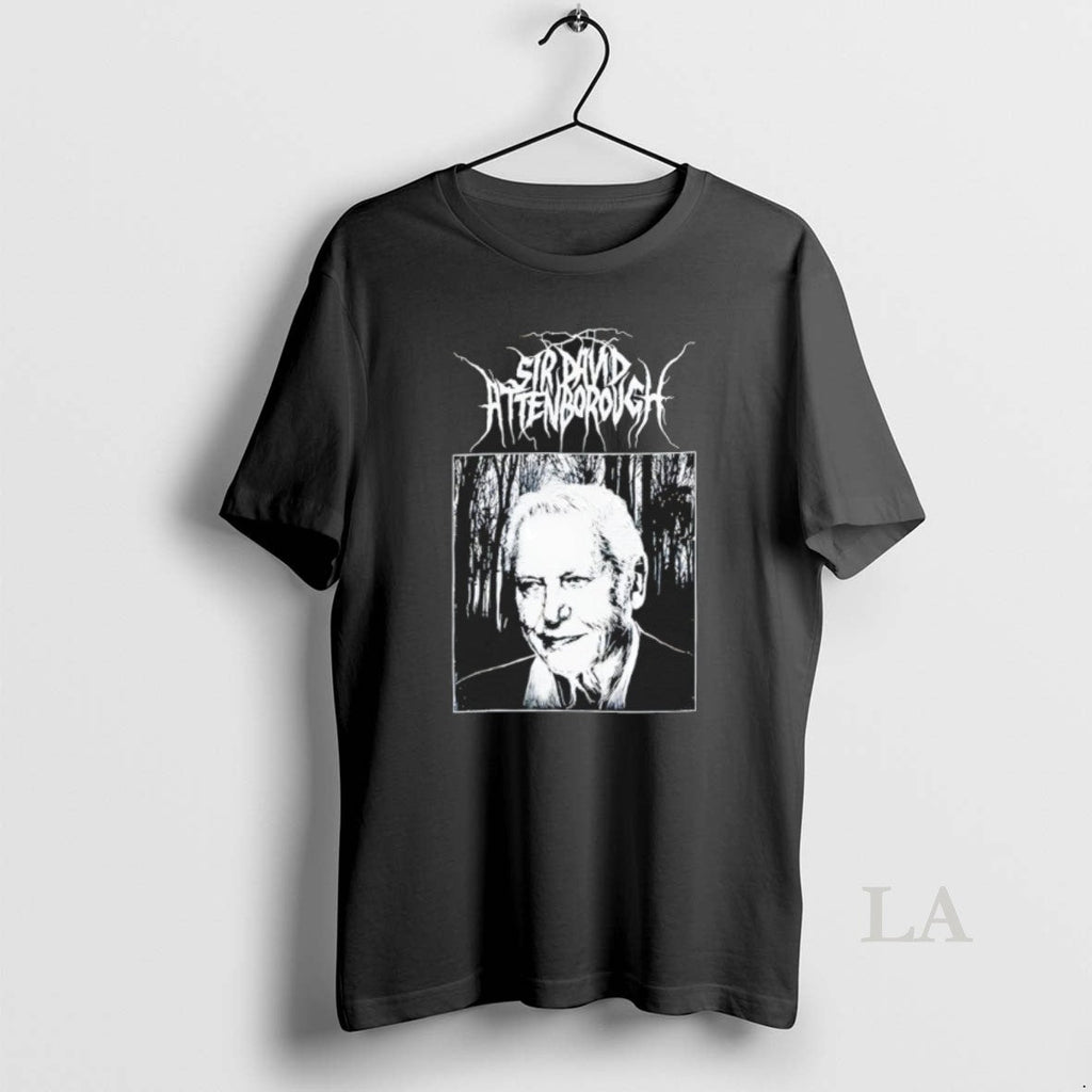 Original Sir David Attenborough Black Metal Vintage Unisex T-shirt, Sweatshirt, Hoodie, Long Sleeve Tee - T-Shirt, Sweatshirt, Hoodie