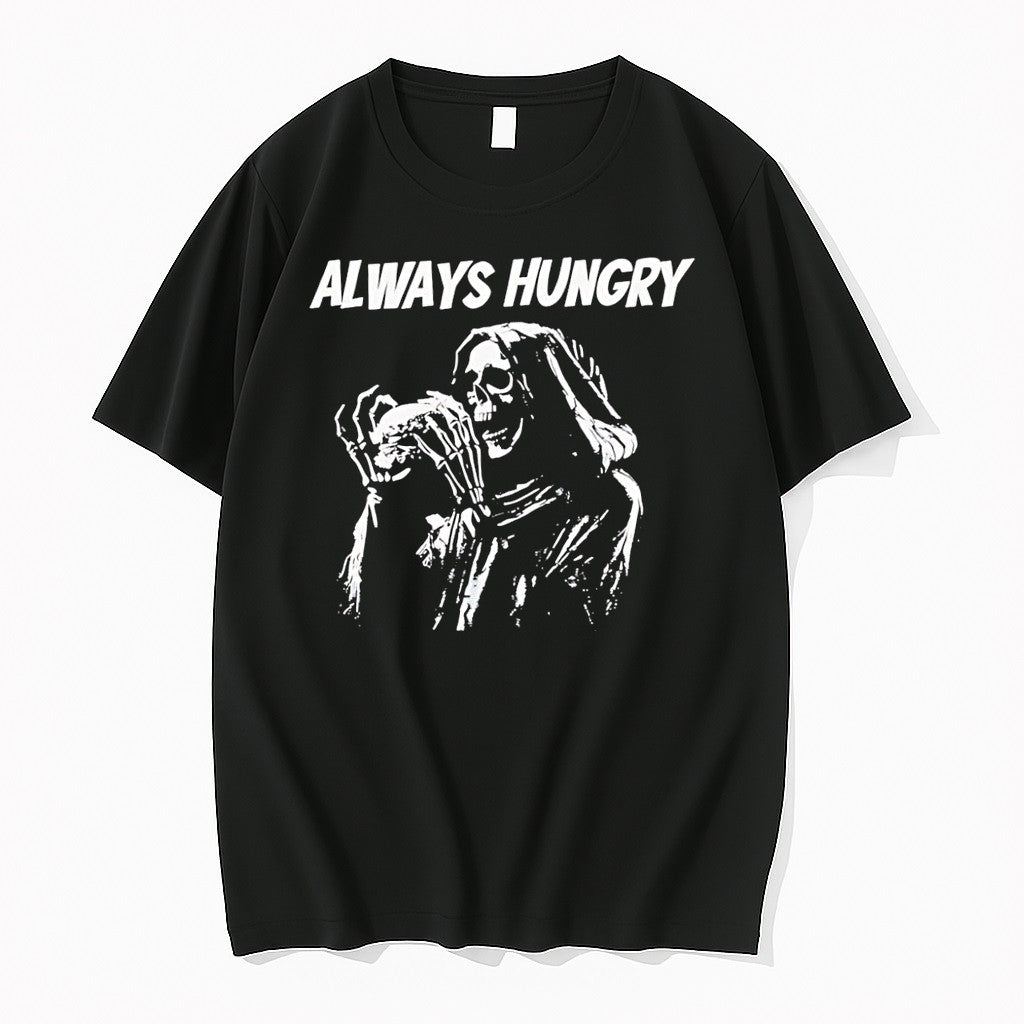 Original Skeleton Always Hungry Brennen Taylor Black Tshirts Jpg Unisex T-shirt, Sweatshirt, Hoodie, Long Sleeve Tee - T-Shirt, Sweatshirt, Hoodie
