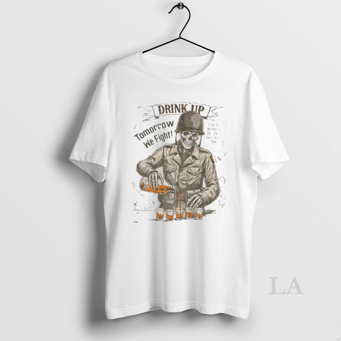 Original Skeleton Drink Up Tomorrow We Fight T-Shirts, Hoodie, Sweatshirt - T-Shirt, Sweatshirt, Hoodie