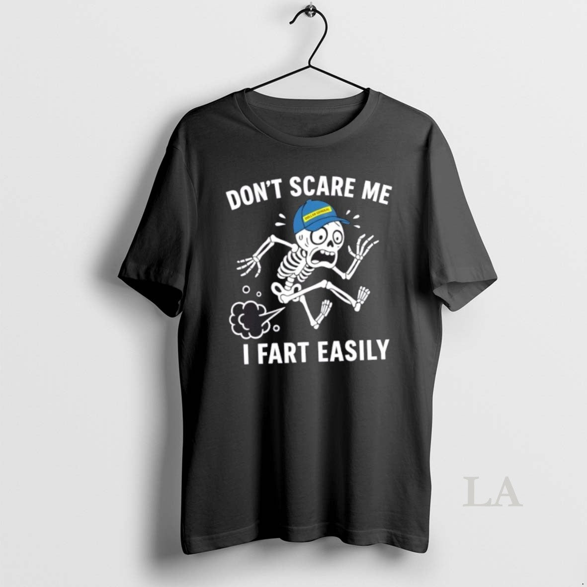 Original Skeleton X Dollar General Dont Scare Me I Fart Easily Unisex T-shirt, Sweatshirt, Hoodie, Long Sleeve Tee - T-Shirt, Sweatshirt, Hoodie