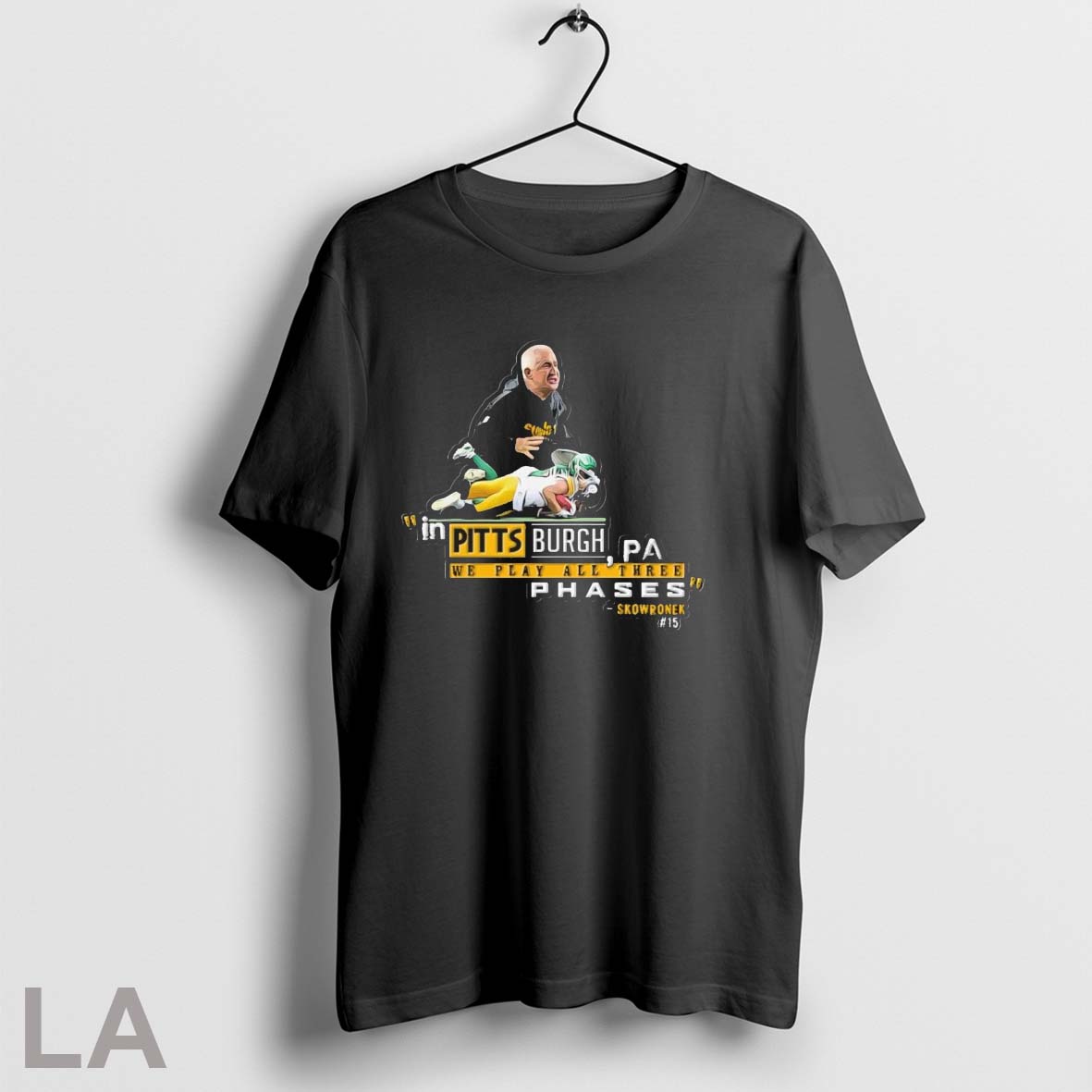 Original Skowronek In Pittsburgh We Play All Three Phases Unisex T-shirt, Sweatshirt, Hoodie, Long Sleeve Tee - T-Shirt, Sweatshirt, Hoodie