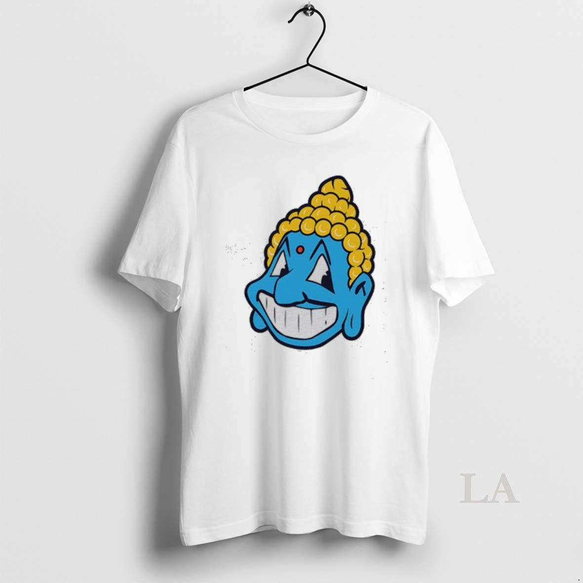 Original Smiling Blue Buddha Cartoon Mascot Unisex T-shirt, Sweatshirt, Hoodie, Long Sleeve Tee - T-Shirt, Sweatshirt, Hoodie