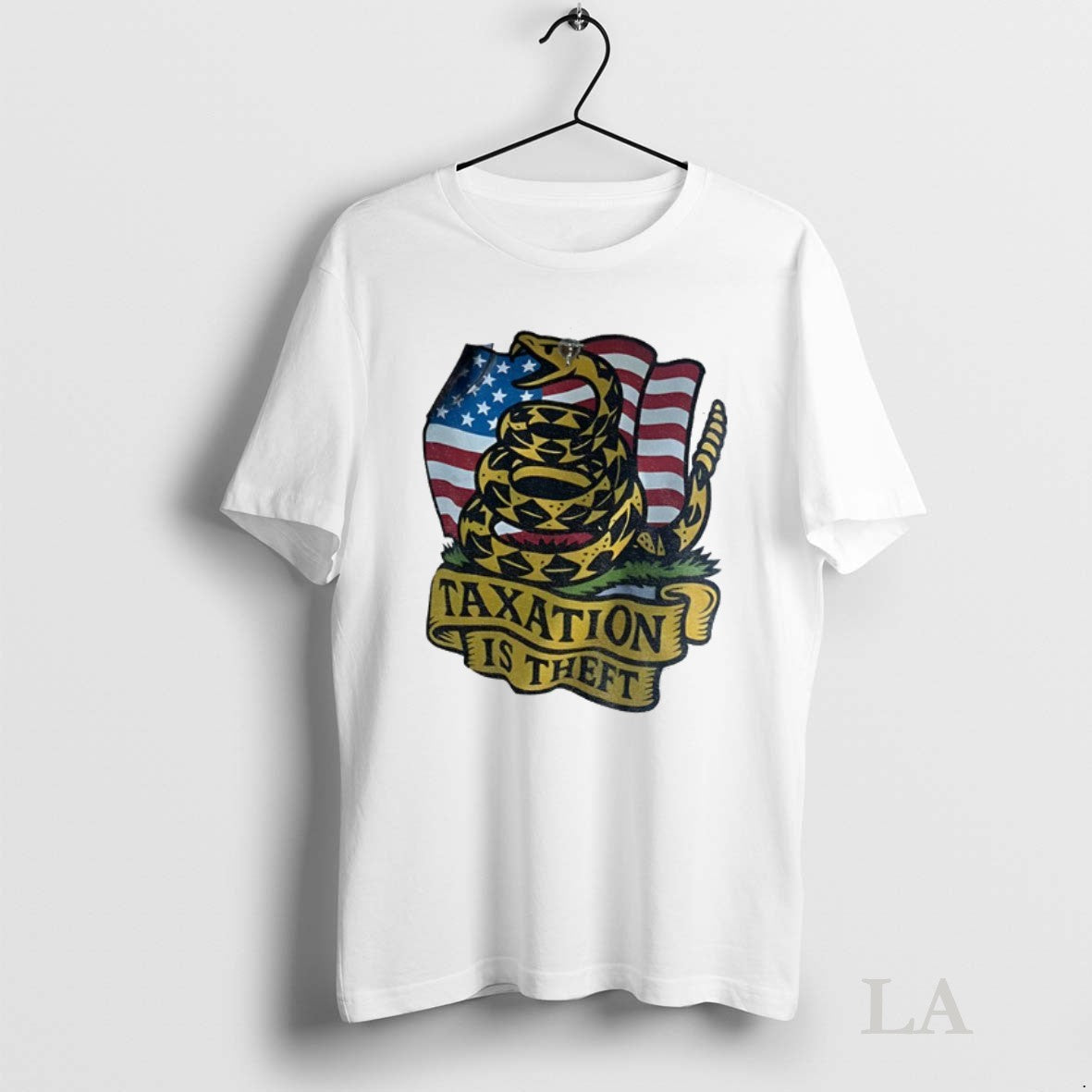 Original Snake Dont Tread On Me Taxation Is Theft American Flag Unisex T-shirt, Sweatshirt, Hoodie, Long Sleeve Tee - T-Shirt, Sweatshirt, Hoodie