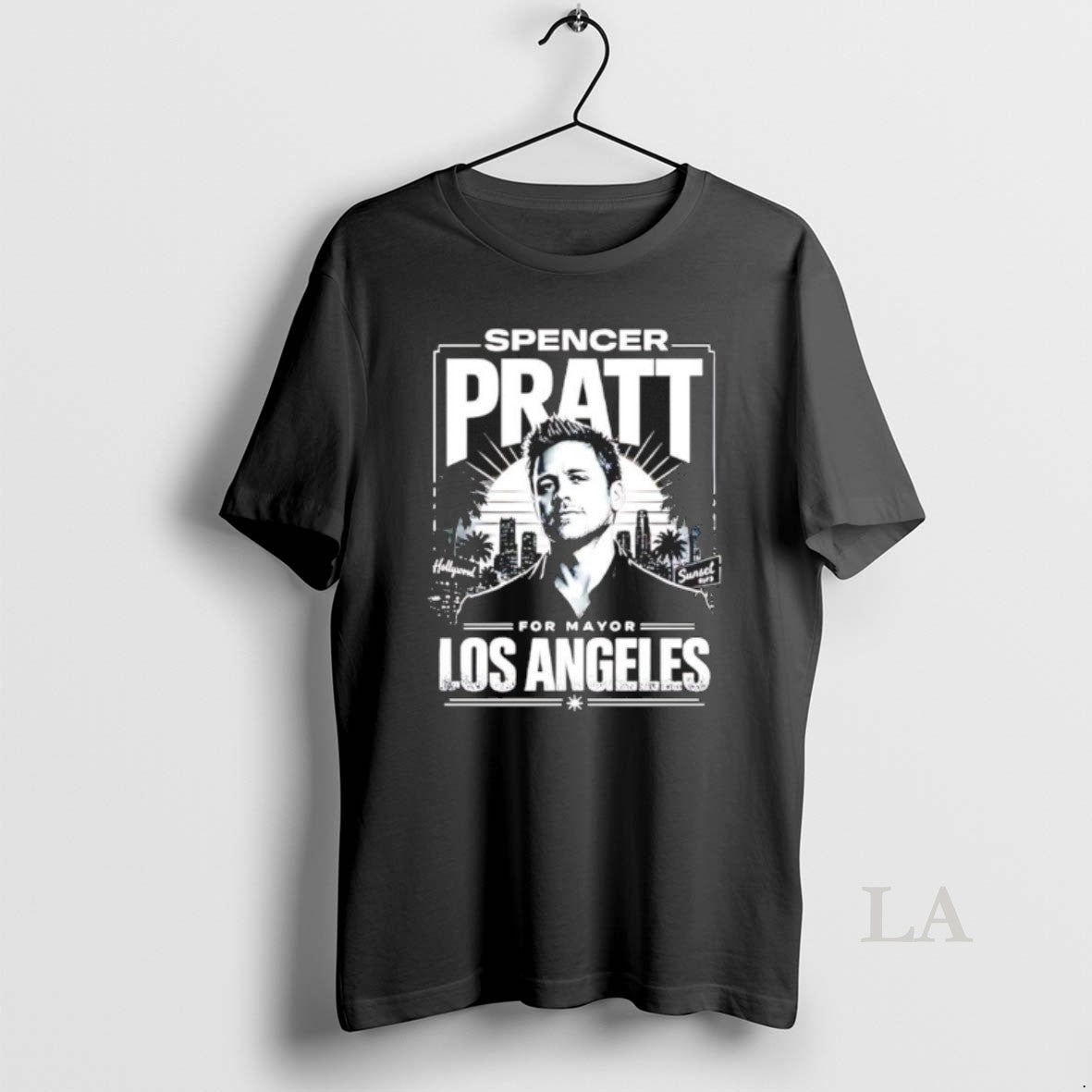 Original Spencer Pratt For Mayor Los Angeles Elector Unisex T-shirt, Sweatshirt, Hoodie, Long Sleeve Tee - T-Shirt, Sweatshirt, Hoodie