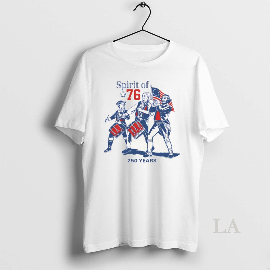 Original Spirit Of 76 Usa 250 Years Independence Day Unisex T-shirt, Sweatshirt, Hoodie, Long Sleeve Tee - T-Shirt, Sweatshirt, Hoodie